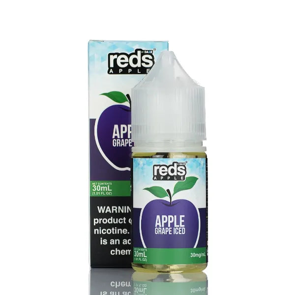 7 Daze Salt Series - Reds Apple Grape Iced- 30ml