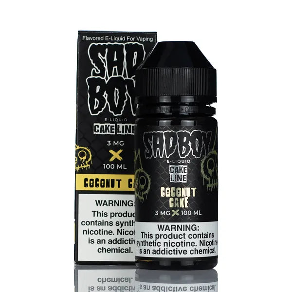 Sadboy E-liquid - Coconut Cake - 100ml | Only $12.99 Sadboy E-liquid - Coconut Cake - 100ml | Only $12.99