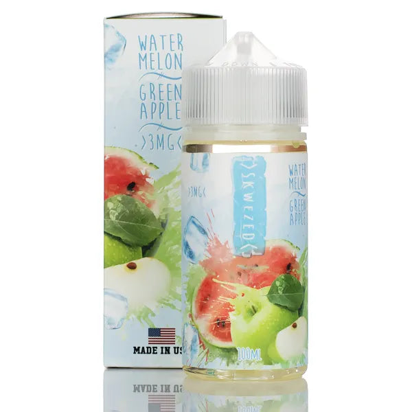 Skwezed Mix - Watermelon Green Apple Ice- 100ml | Vape Juice Skwezed Mix - Watermelon Green Apple Ice- 100ml | Vape Juice