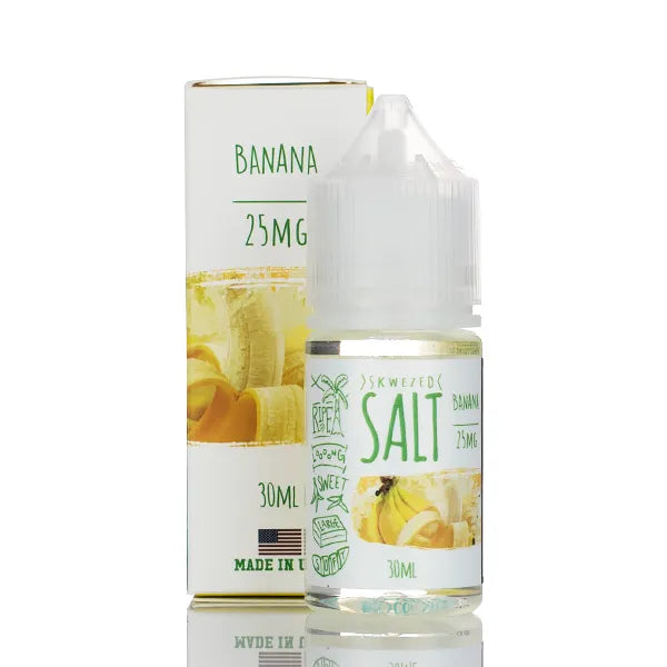Iced / Menthol Sn Skwezed - Banana Nic Salt 30ml - Select Vape Skwezed  Salts - Banana - 30ml Bottle