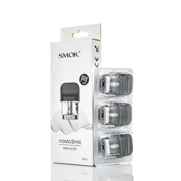SMOK Novo 3 Replacement Pods | Vape Accessory, Mesh Vape Coil SMOK Novo 3 Replacement Pods | Vape Accessory, Mesh Vape Coil
