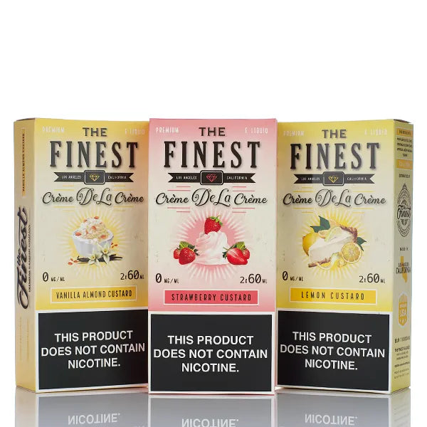 Finest E-Liquid Creme De La Creme No Nicotine Vape Juice 120ml | 0mg Finest E-Liquid Creme De La Creme No Nicotine Vape Juice 120ml | 0mg