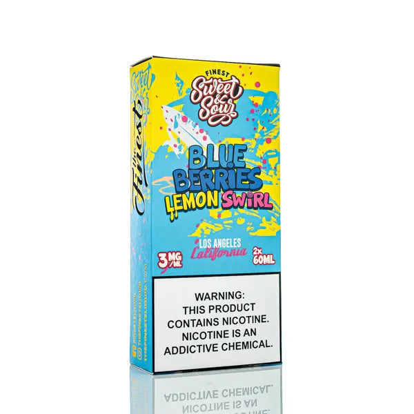 The Finest E-Liquid - Sweet & Sour - Blue Berries Lemon Swirl - 120ml