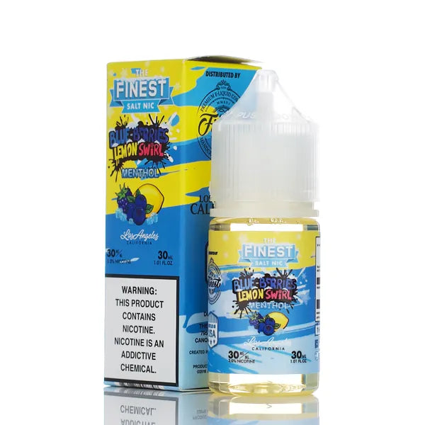 The Finest E-Liquid Blue Berries Lemon Swirl Menthol 30ml | Salt Nic The Finest E-Liquid Blue Berries Lemon Swirl Menthol 30ml | Salt Nic