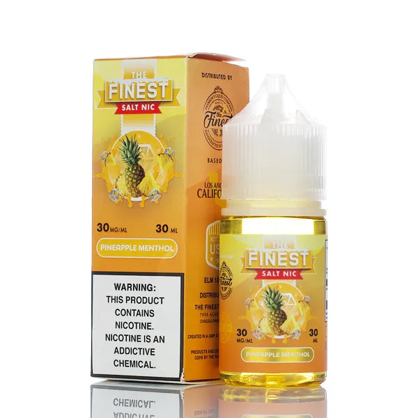 The Finest E-Liquid Salt Nic Pineapple Menthol 30ml