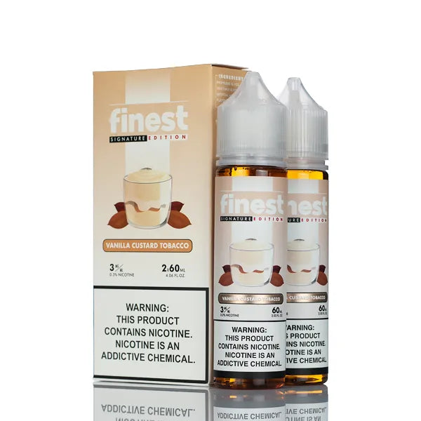 The Finest E Liquid Vanilla Custard Tobacco 120ml Vape Juice