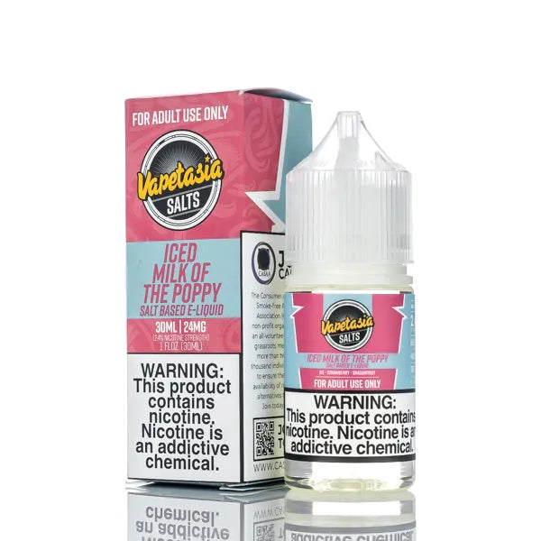 Vapetasia E-Juice Salts - ICED Milk Of The Poppy - 30ml | Pod Juice