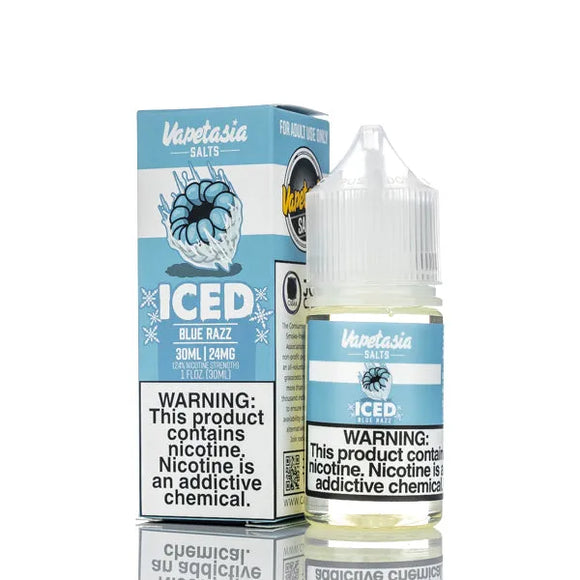 Vapetasia E-Juice Salts - ICED Blue Razz - 30ml