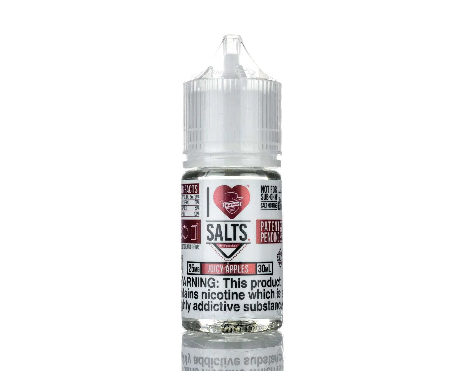 Mad Hatter Juice Nicotine Salt E Liquid 25mg Mad Hatter Juice - I Love Salts - Juicy Apples - 30ml