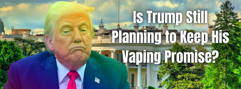 Is Trump Still Planning to Keep His Vaping Promise? Is Trump Still Planning to Keep His Vaping Promise?