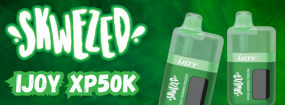 Skwezed x iJoy XP 50K Disposable Vape Review: Long-Lasting Performance With Premium Fruit Flavors