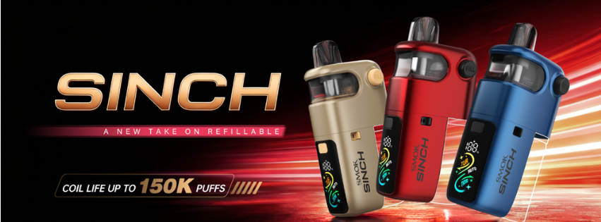 SMOK Sinch 150K Has Less Maintenance and More Vaping!