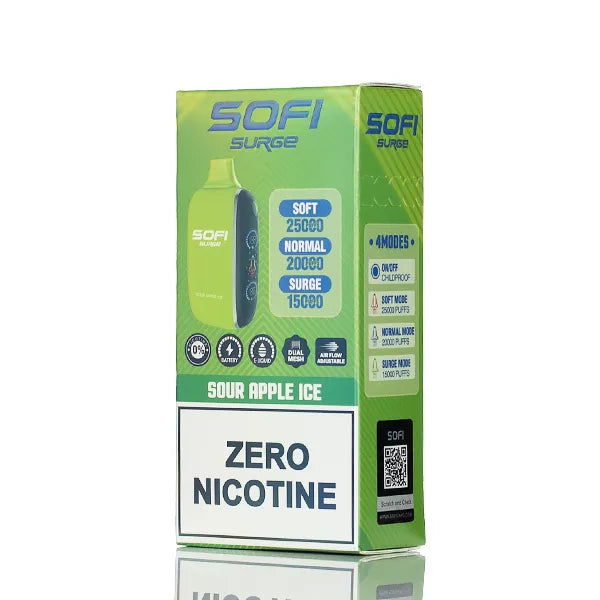 SOFI SURGE 25k 25000 Puffs Dual Mesh No Nicotine Disposable Vape - 22ml
