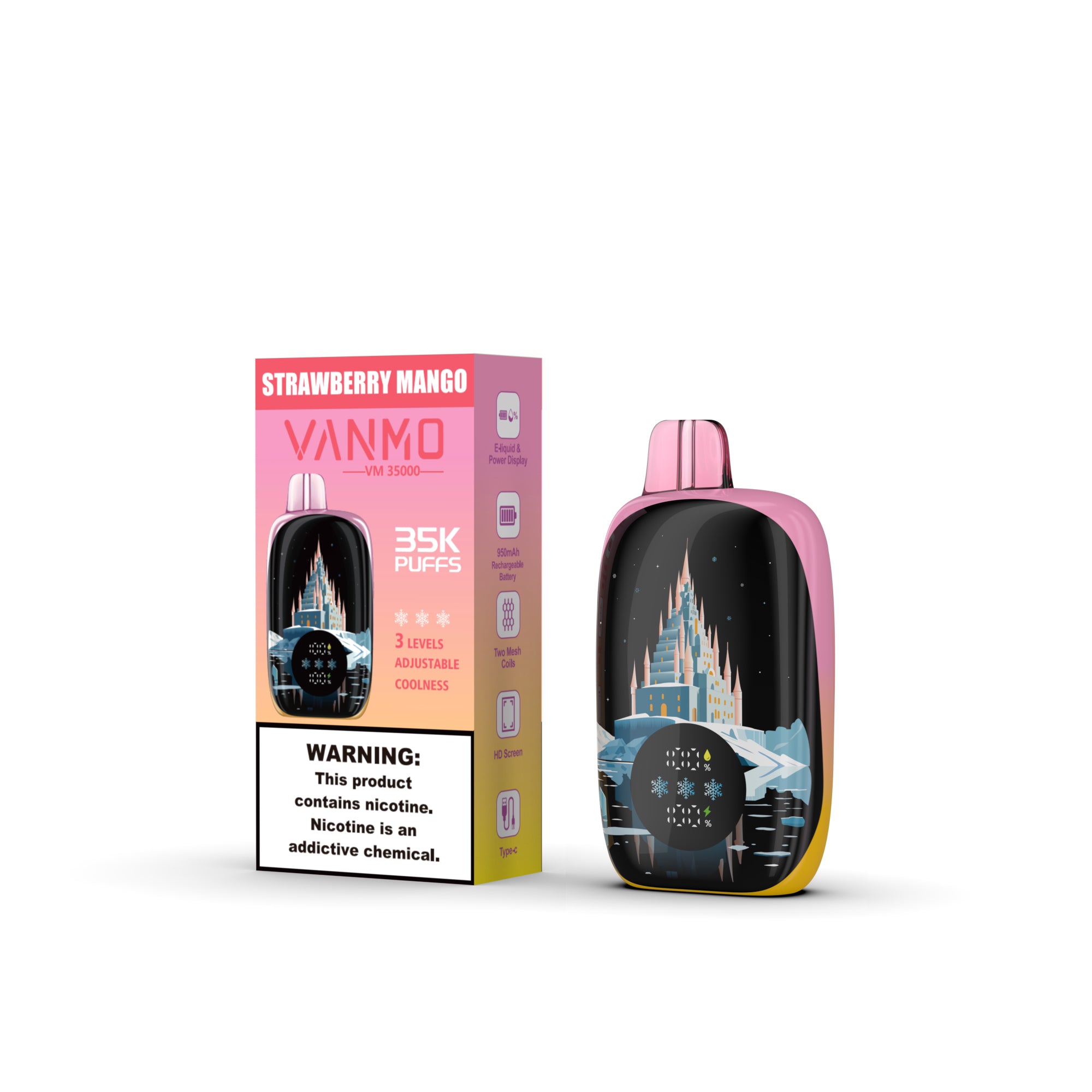 Vanmo VM35K 35000 Puffs Disposable Vape - 20mL | 5% Salt Vanmo VM35K 35000 Puffs Disposable Vape - 20mL | 5% Salt