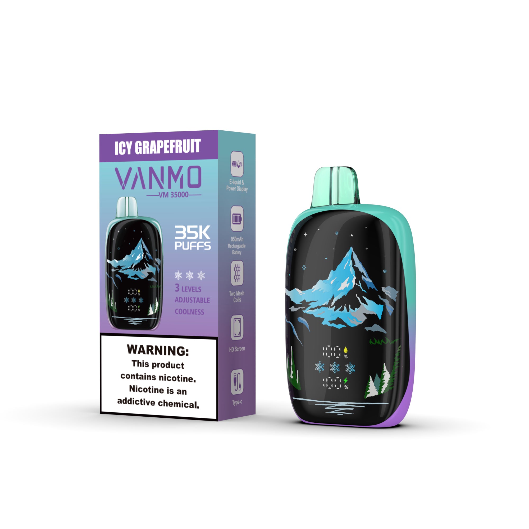 Vanmo VM35K 35000 Puffs Disposable Vape - 20mL | 5% Salt Vanmo VM35K 35000 Puffs Disposable Vape - 20mL | 5% Salt