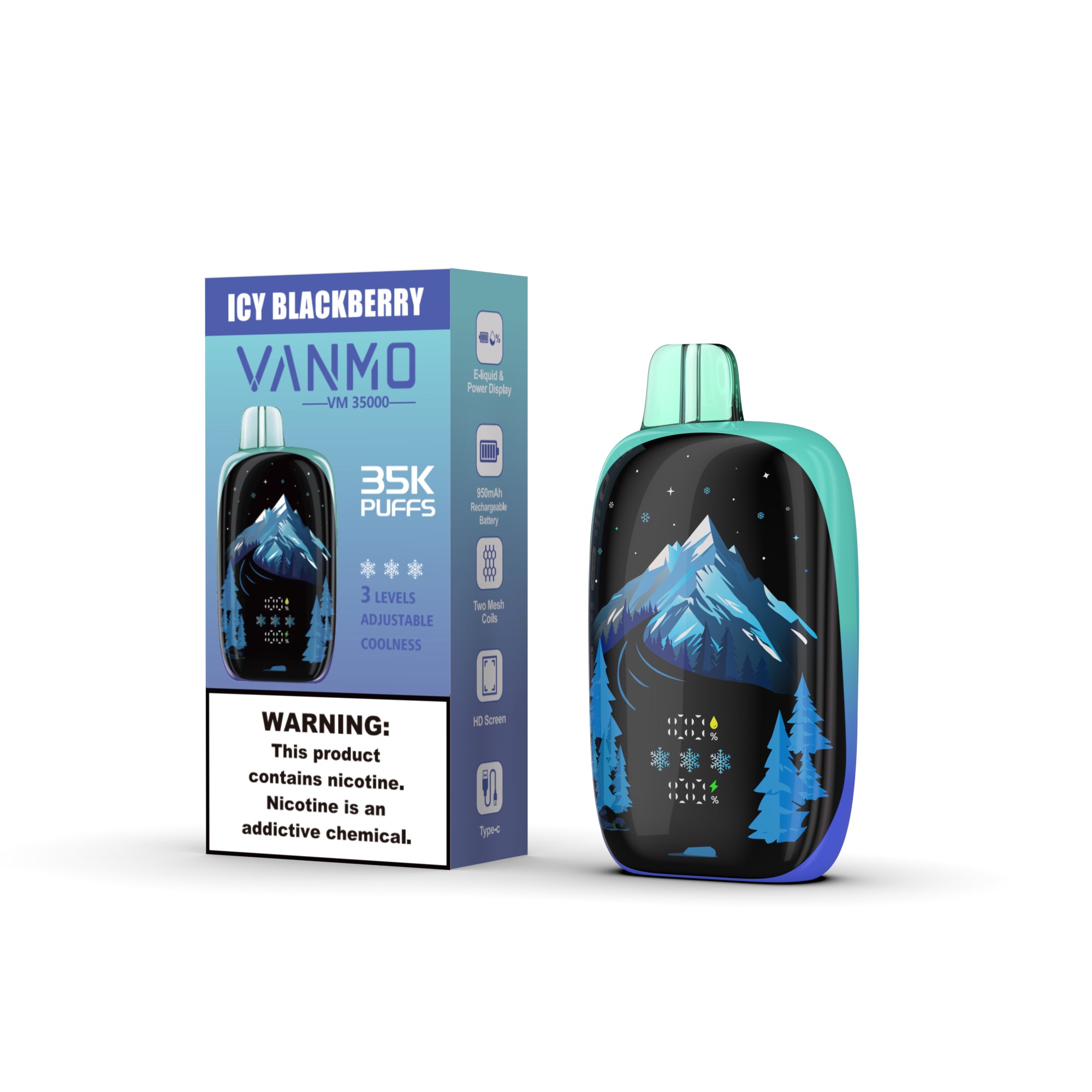 Vanmo VM35K 35000 Puffs Disposable Vape - 20mL | 5% Salt Vanmo VM35K 35000 Puffs Disposable Vape - 20mL | 5% Salt