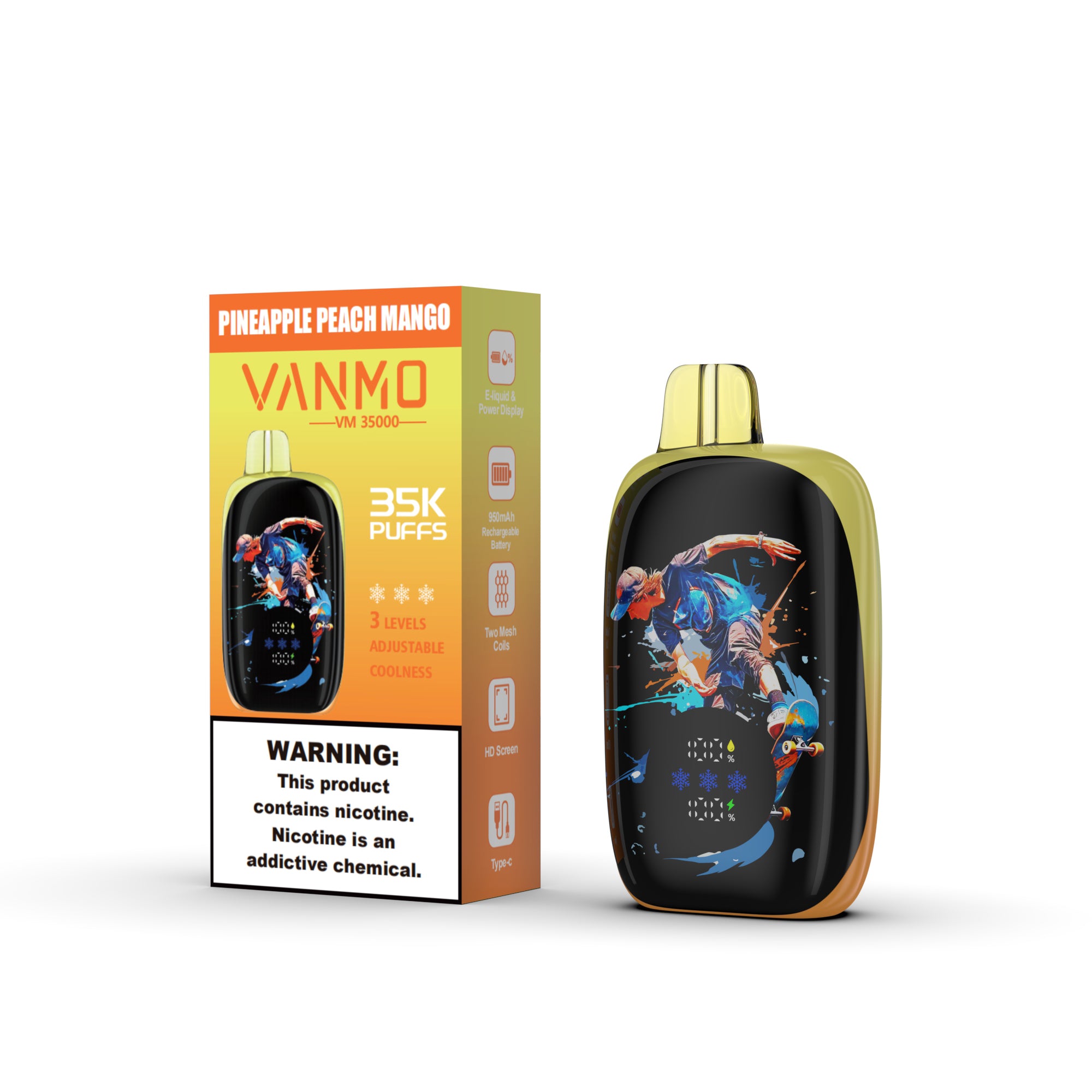 Vanmo VM35K 35000 Puffs Disposable Vape - 20mL | 5% Salt Vanmo VM35K 35000 Puffs Disposable Vape - 20mL | 5% Salt