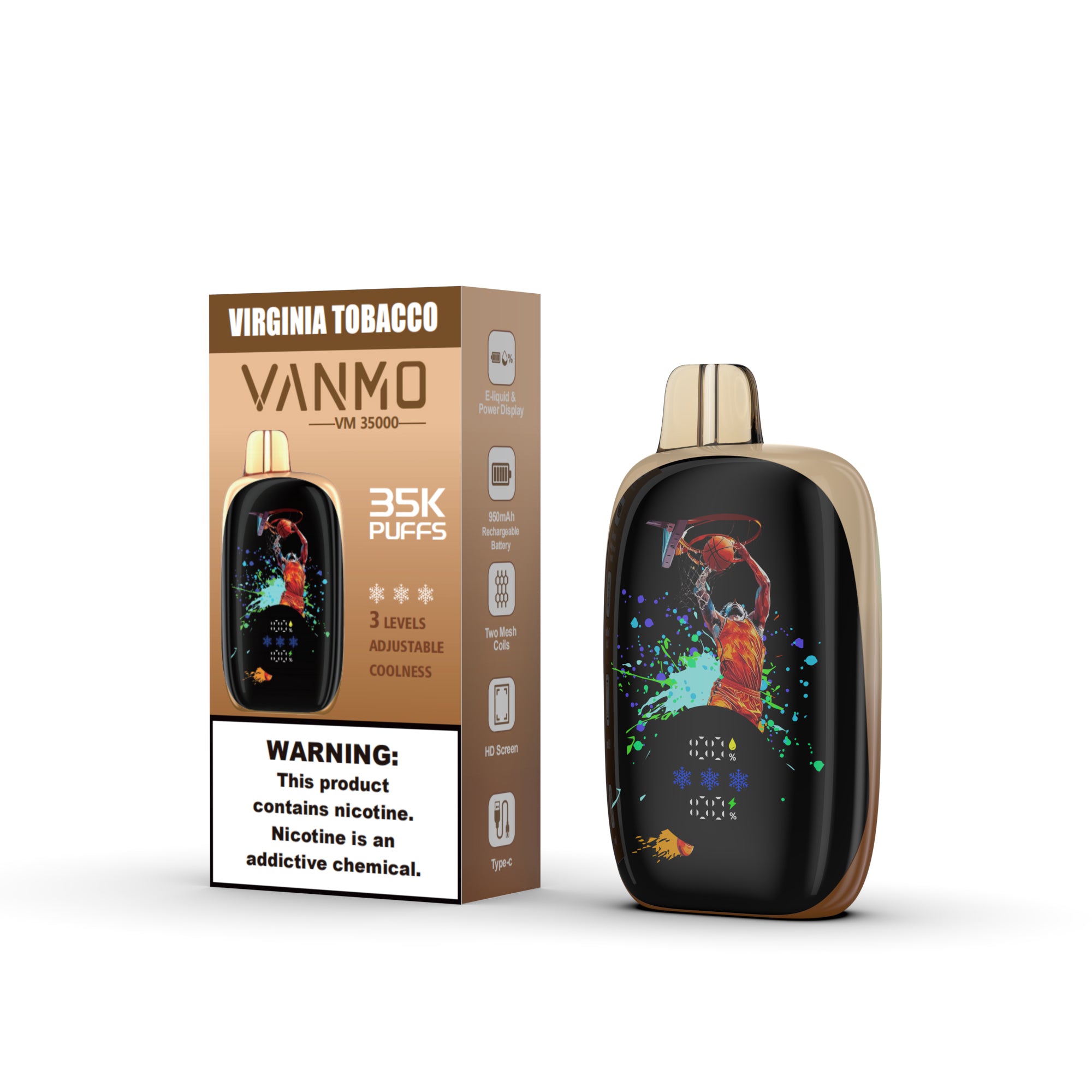 Vanmo VM35K 35000 Puffs Disposable Vape - 20mL | 5% Salt Vanmo VM35K 35000 Puffs Disposable Vape - 20mL | 5% Salt