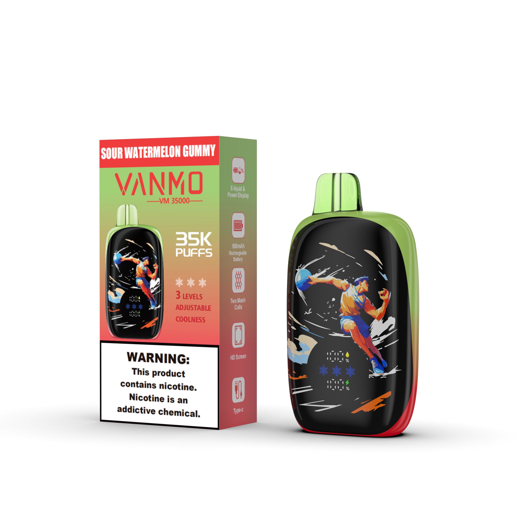 Vanmo VM35K 35000 Puffs Disposable Vape - 20mL | 5% Salt Vanmo VM35K 35000 Puffs Disposable Vape - 20mL | 5% Salt