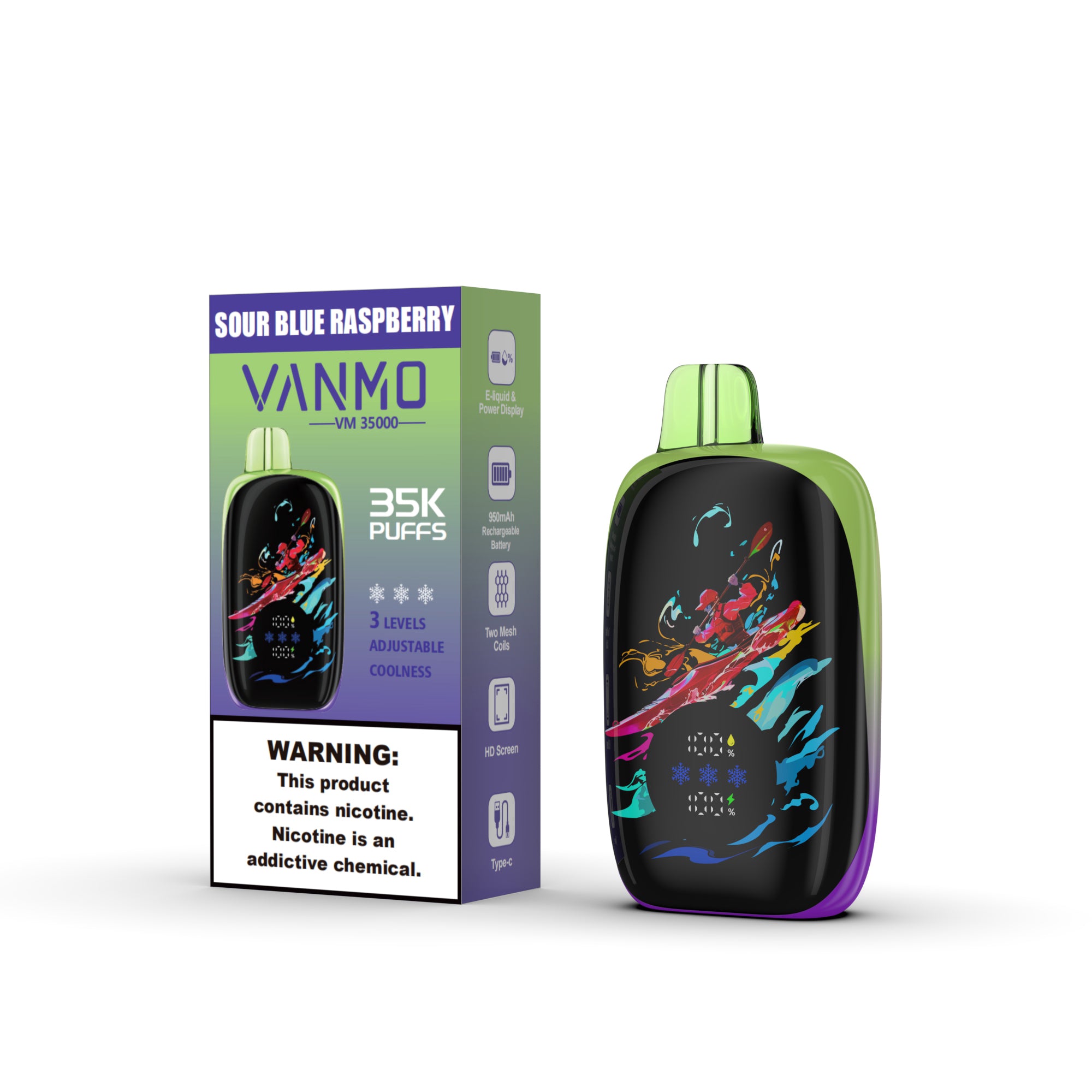 Vanmo VM35K 35000 Puffs Disposable Vape - 20mL | 5% Salt Vanmo VM35K 35000 Puffs Disposable Vape - 20mL | 5% Salt
