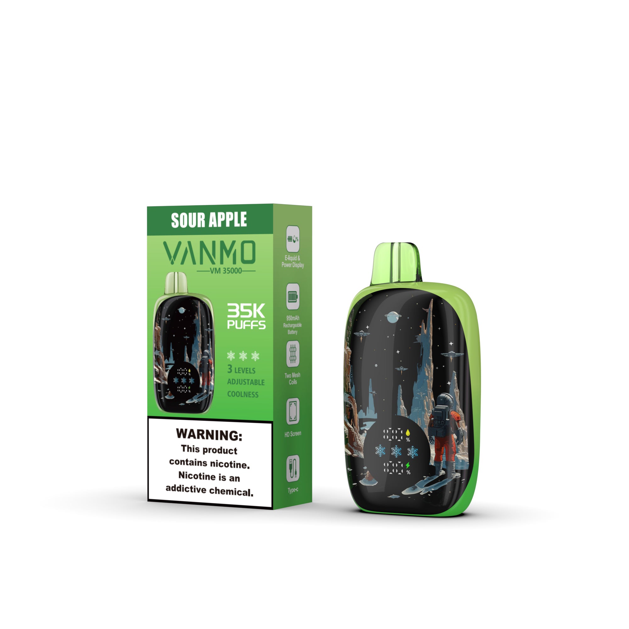 Vanmo VM35K 35000 Puffs Disposable Vape - 20mL | 5% Salt Vanmo VM35K 35000 Puffs Disposable Vape - 20mL | 5% Salt