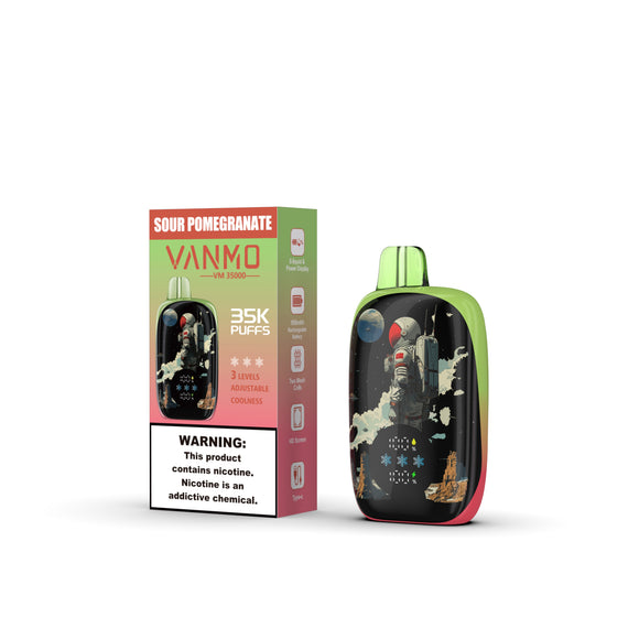 sour pomegranate Vanmo VM35K 35000 Puffs Disposable Vape - 20mL