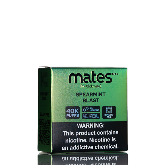 spearmint 7 Daze Clickmate Mates Max Recharge 2% Nic