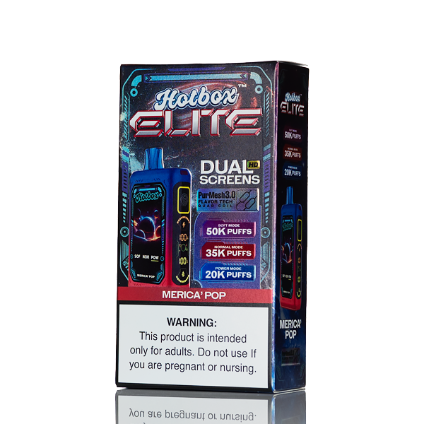 how much is elf bar vape Hotbox Elite 50K 50000 Puffs Disposable Vape - 30mL