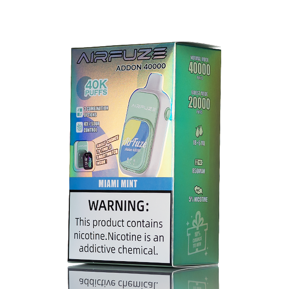 Airfuze Addon 40K 40000 Puffs Disposable Vape - 24mL