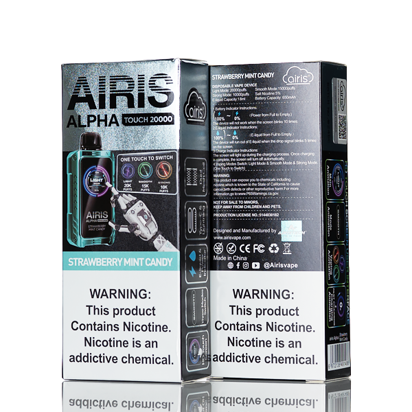 Airis Alpha Touch 20K Puffs Disposable | Only $6.99