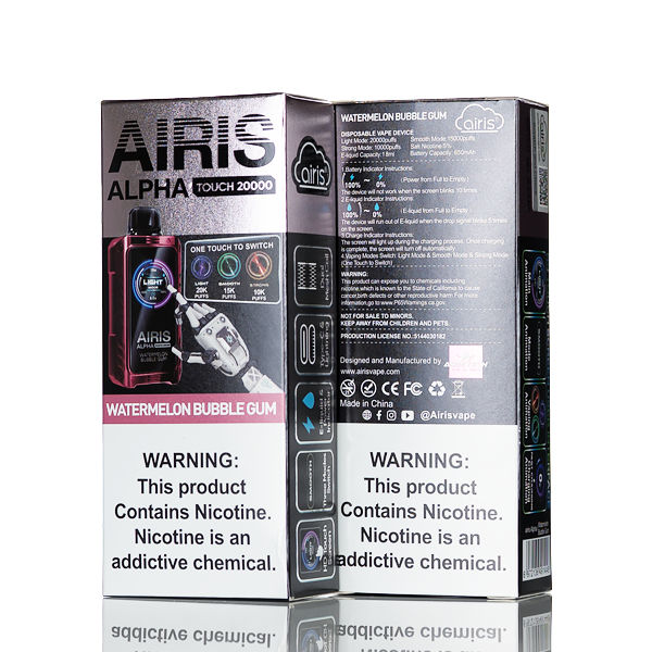 Airis Alpha Touch 20K Puffs Disposable | Only $6.99