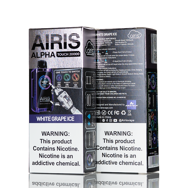 Airis Alpha Touch 20K Puffs Disposable | Only $6.99