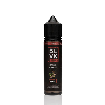 BLVK E-Liquid - Cuban Tobacco - No Nicotine Vape Juice - 60ml