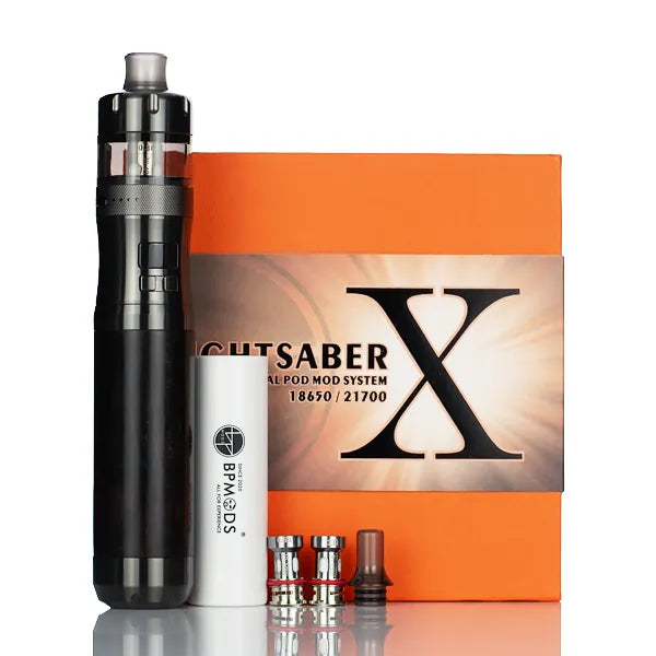 BP Mods x Dovpo Lightsaber X 60W Pod Mod Kit | Vape Starter Kit BP Mods x Dovpo Lightsaber X 60W Pod Mod Kit | Vape Starter Kit