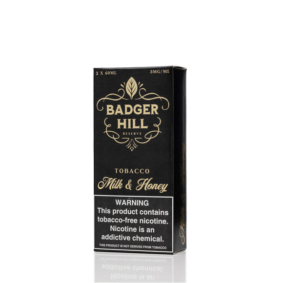 Badger Hill E-Liquid - Milk & Honey - 120mL