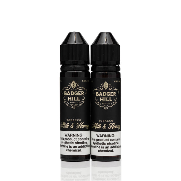 Badger Hill E-Liquid - Milk & Honey - 120mL