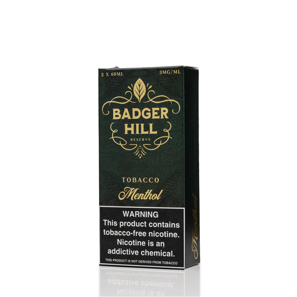 Badger Hill E-Liquid - Menthol - 120mL