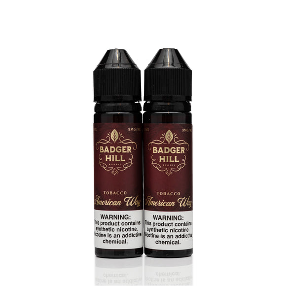 Badger Hill E-Liquid - American Way - 120mL