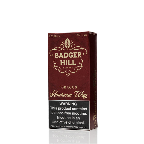 Badger Hill E-Liquid - American Way - 120mL