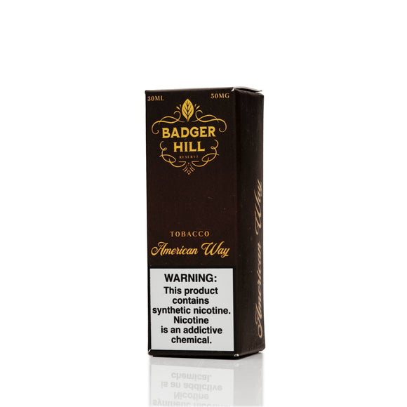 Badger Hill Salts E-Liquid - American Way - 30mL
