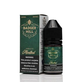 Badger Hill Salts E-Liquid - Menthol - 30mL