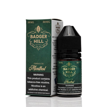 Badger Hill Salts E-Liquid - Menthol - 30mL
