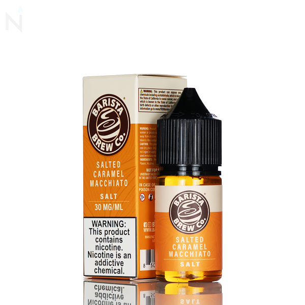 caramel coffee bean vape juice Barista Brew Co. TFN Salt - Salted Macchiato GTX Pod Tank Geek Bar Mate 60K Flavour:BLAST BLUE RAZZ