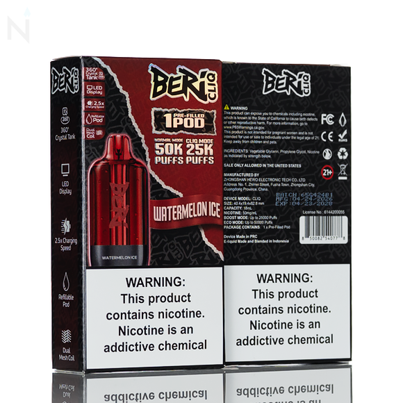 Beri CLIQ 50K Replacement Pods