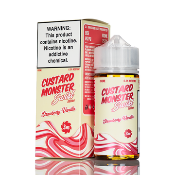 Custard Monster - Strawberry Vanilla Swirl - 100mL