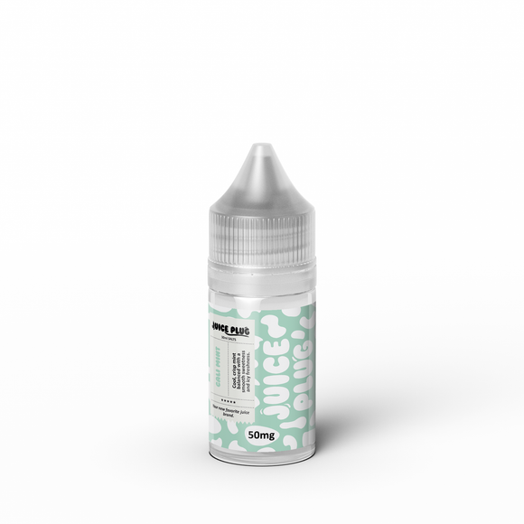 Juice Plug Salt Cali Mint 30ml cool fresh mint menthol salt nicotine e-liquid iced vape juice pod system 50/50 25mg 50mg USA