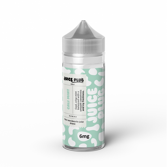 Juice Plug Salt Side Piece 30ml Calli Mint cool crisp mint nicotine vape juice 50/50 25mg 50mg USA
