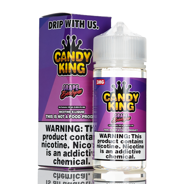 bubble gum vape flavor Candy King - Grape - 100ml Flavour:Ten Tangerines Dy-trad Front Bumper Fog to-archive-30days