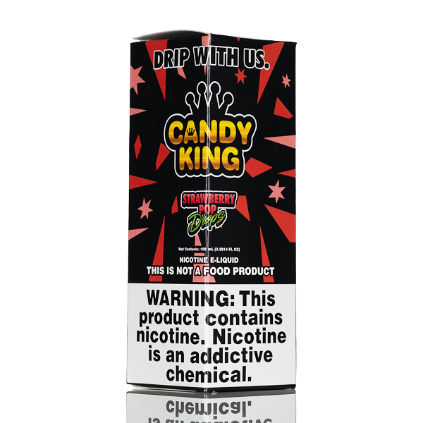 Candy King - Strawberry Pop Drops - 100ml