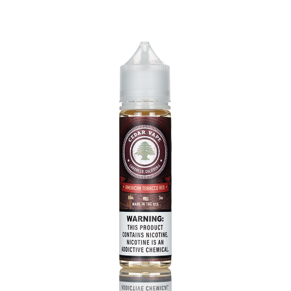 Cedar Vape E-Liquid - American Tobacco Red - 60ml